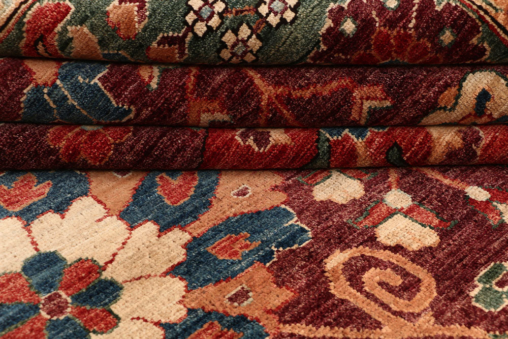 Maroon Ziegler 6' 1 x 8' 11 - No. 53500 - ALRUG Rug Store