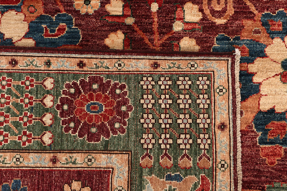 Maroon Ziegler 6' 1 x 8' 11 - No. 53500 - ALRUG Rug Store