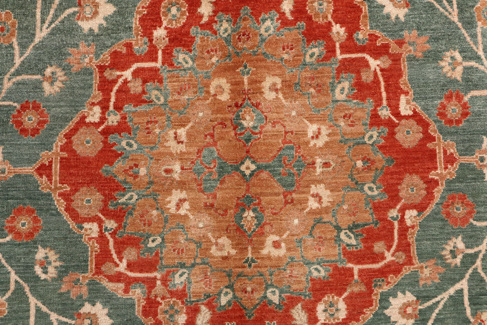 Cadet Blue Ziegler 5' 8 x 8' - No. 53502 - ALRUG Rug Store