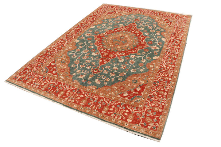 Cadet Blue Ziegler 5' 8 x 8' - No. 53502 - ALRUG Rug Store