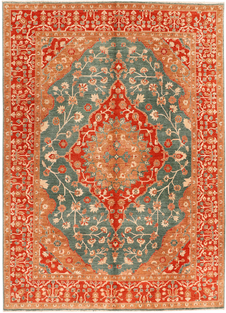 Cadet Blue Ziegler 5' 8 x 8' - No. 53502 - ALRUG Rug Store