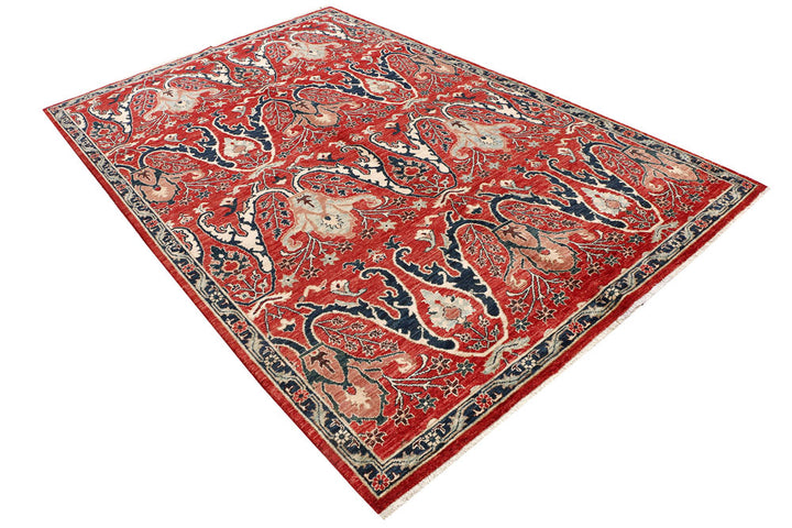 Firebrick Ziegler 5' 9 x 8' 9 - No. 53507 - ALRUG Rug Store