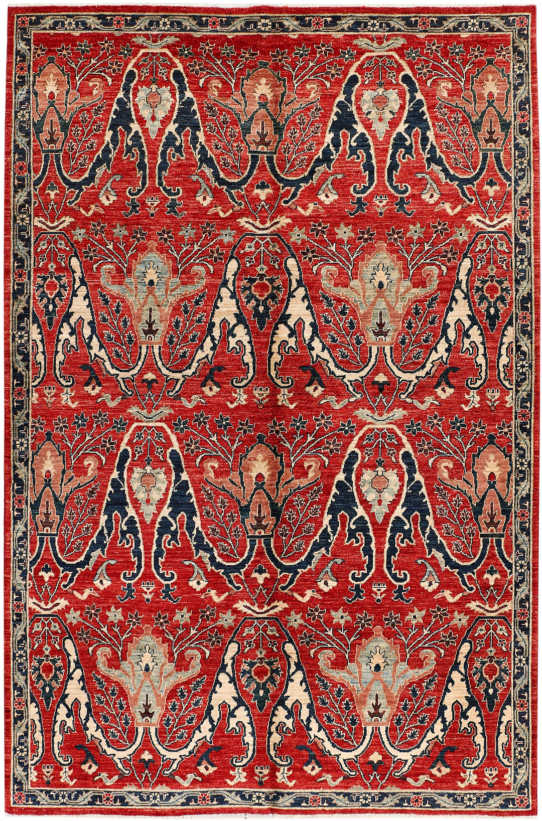 Firebrick Ziegler 5' 9 x 8' 9 - No. 53507 - ALRUG Rug Store