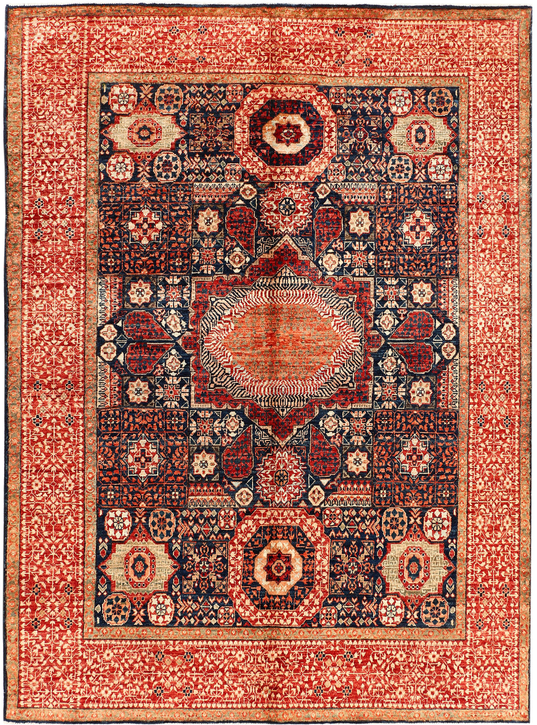 Multi Colored Mamluk 5' 10 x 8' 1 - No. 53513 - ALRUG Rug Store