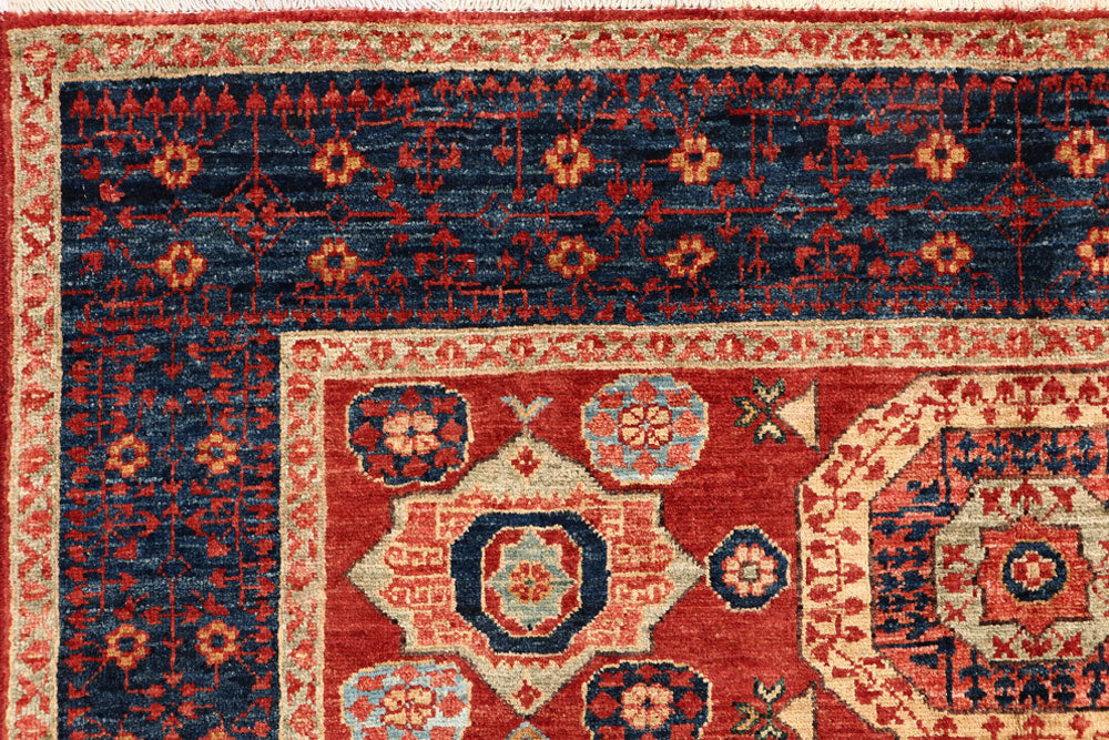 Orange Red Mamluk 4' 9 x 6' 9 - No. 53519 - ALRUG Rug Store