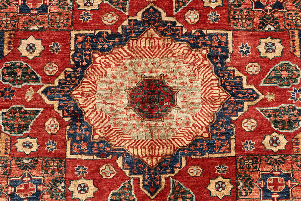 Orange Red Mamluk 4' 9 x 6' 9 - No. 53519 - ALRUG Rug Store