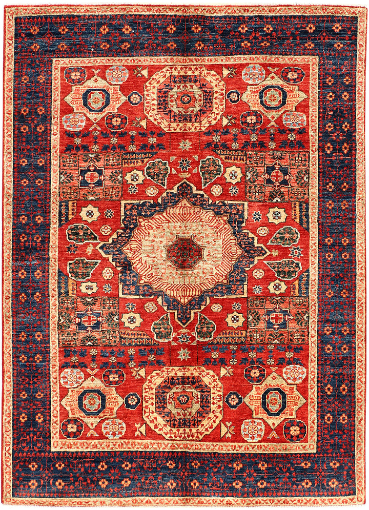 Orange Red Mamluk 4' 9 x 6' 9 - No. 53519 - ALRUG Rug Store