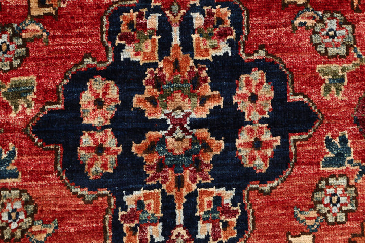 Orange Red Oushak 2' x 5' 2 - No. 53551 - ALRUG Rug Store