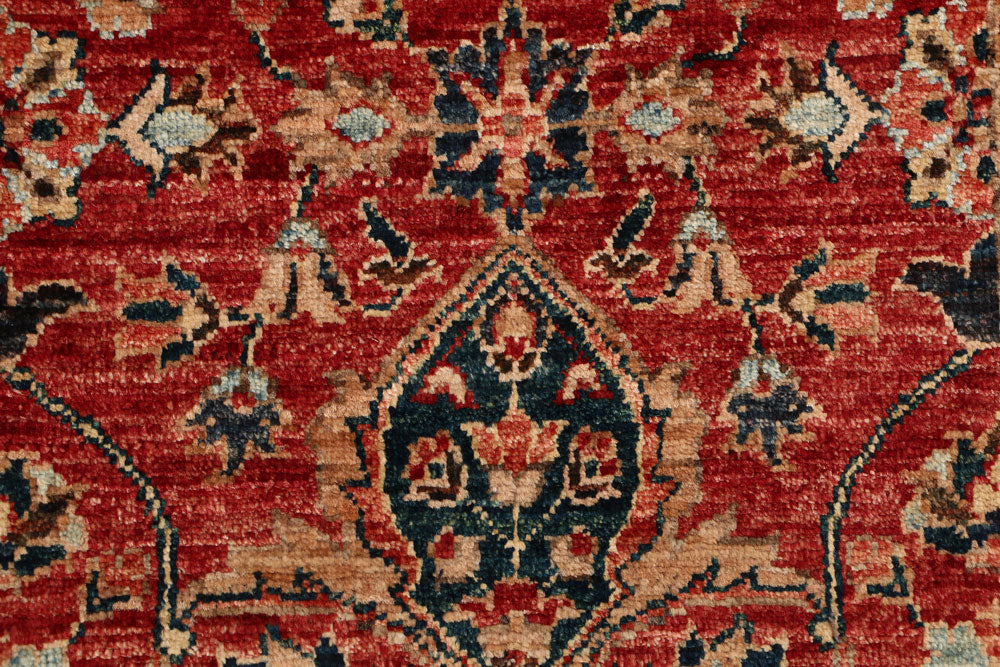 Orange Red Ziegler 2' x 5' 2 - No. 53555 - ALRUG Rug Store