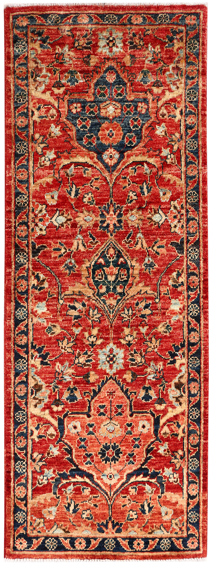 Orange Red Ziegler 2' x 5' 2 - No. 53555 - ALRUG Rug Store