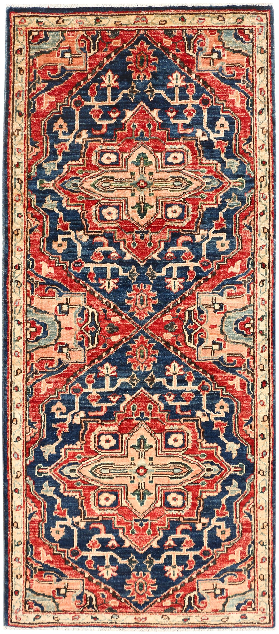 Midnight Blue Oushak 2' 2 x 4' 10 - No. 53557 - ALRUG Rug Store