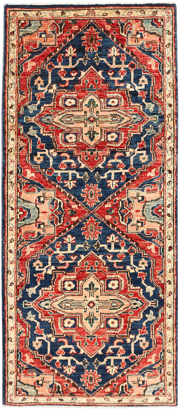 Midnight Blue Oushak 2' 2 x 4' 10 - No. 53557 - ALRUG Rug Store
