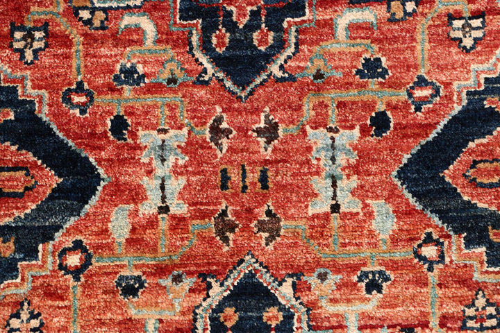 Orange Red Oushak 2' x 4' 10 - No. 53559 - ALRUG Rug Store