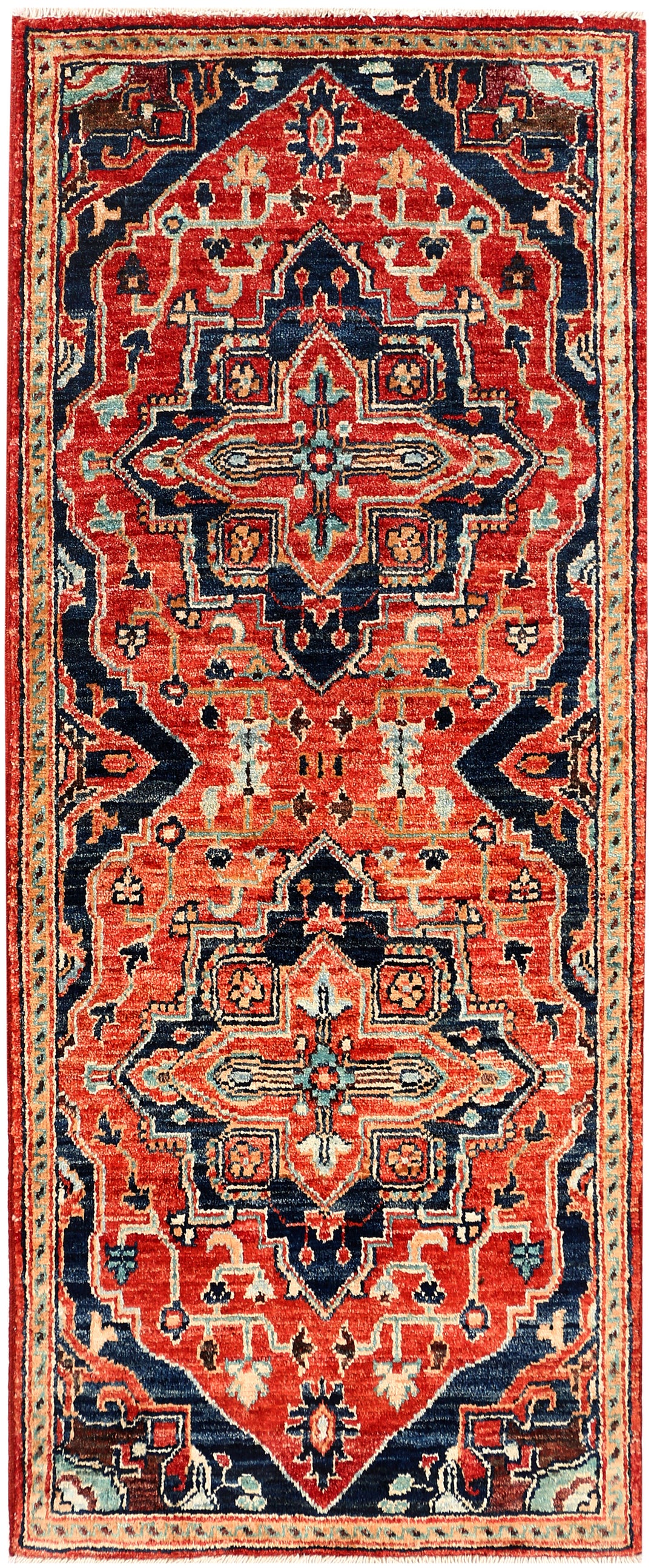 Orange Red Oushak 2' x 4' 10 - No. 53559 - ALRUG Rug Store