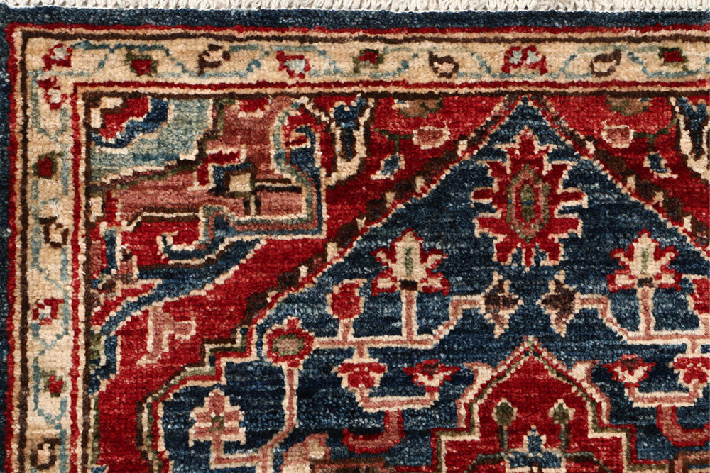 Steel Blue Ziegler 2' x 4' 10 - No. 53580 - ALRUG Rug Store