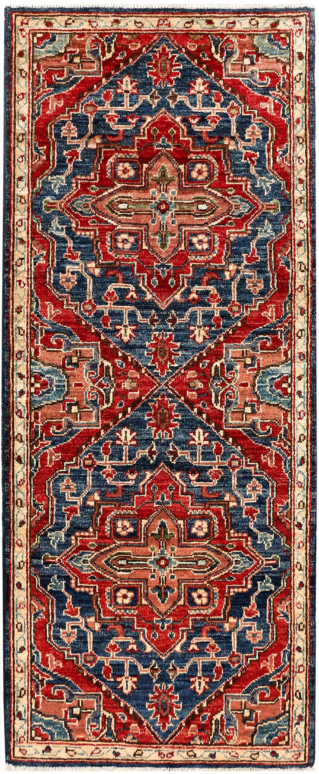 Steel Blue Ziegler 2' x 4' 10 - No. 53580 - ALRUG Rug Store