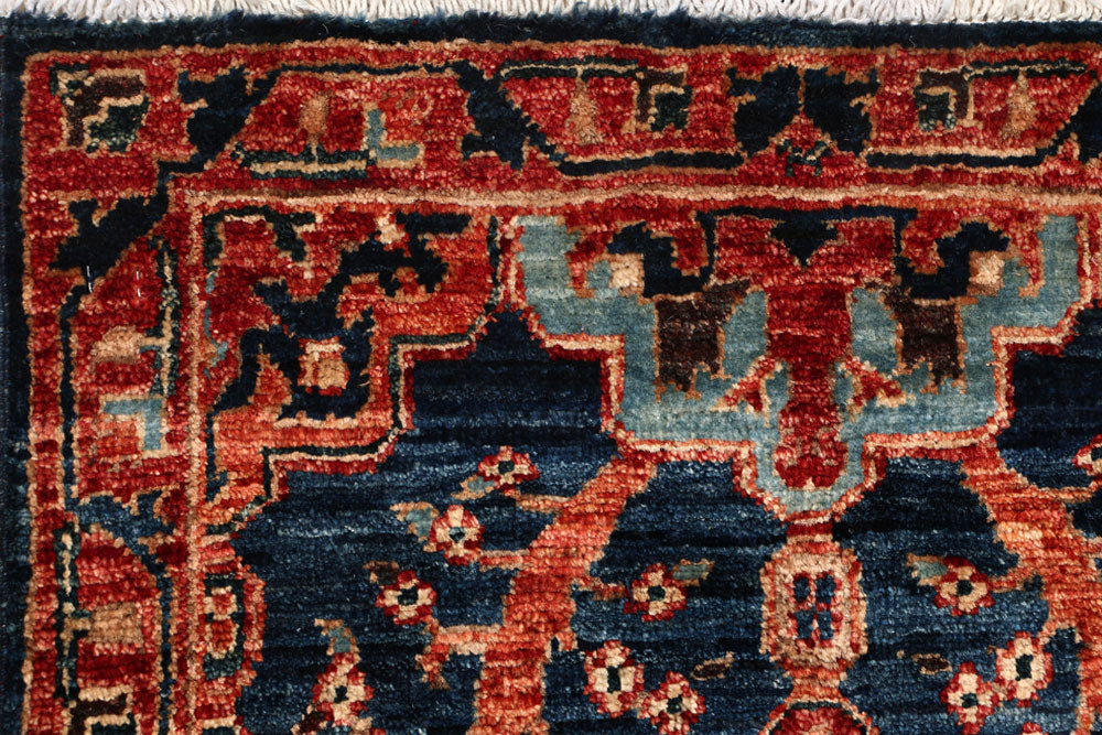 Midnight Blue Ziegler 2' x 5' 3 - No. 53582 - ALRUG Rug Store