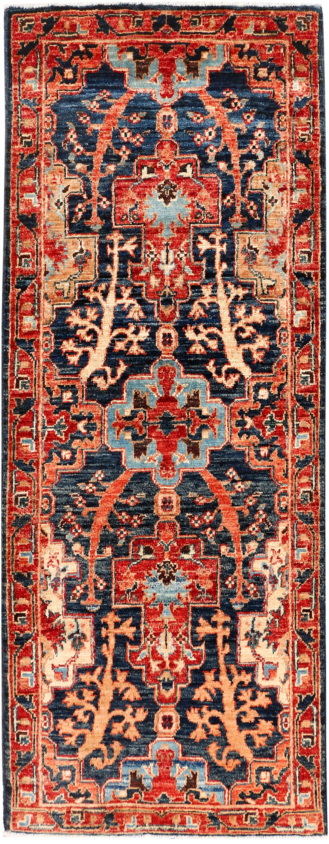 Midnight Blue Ziegler 2' x 5' 3 - No. 53582 - ALRUG Rug Store