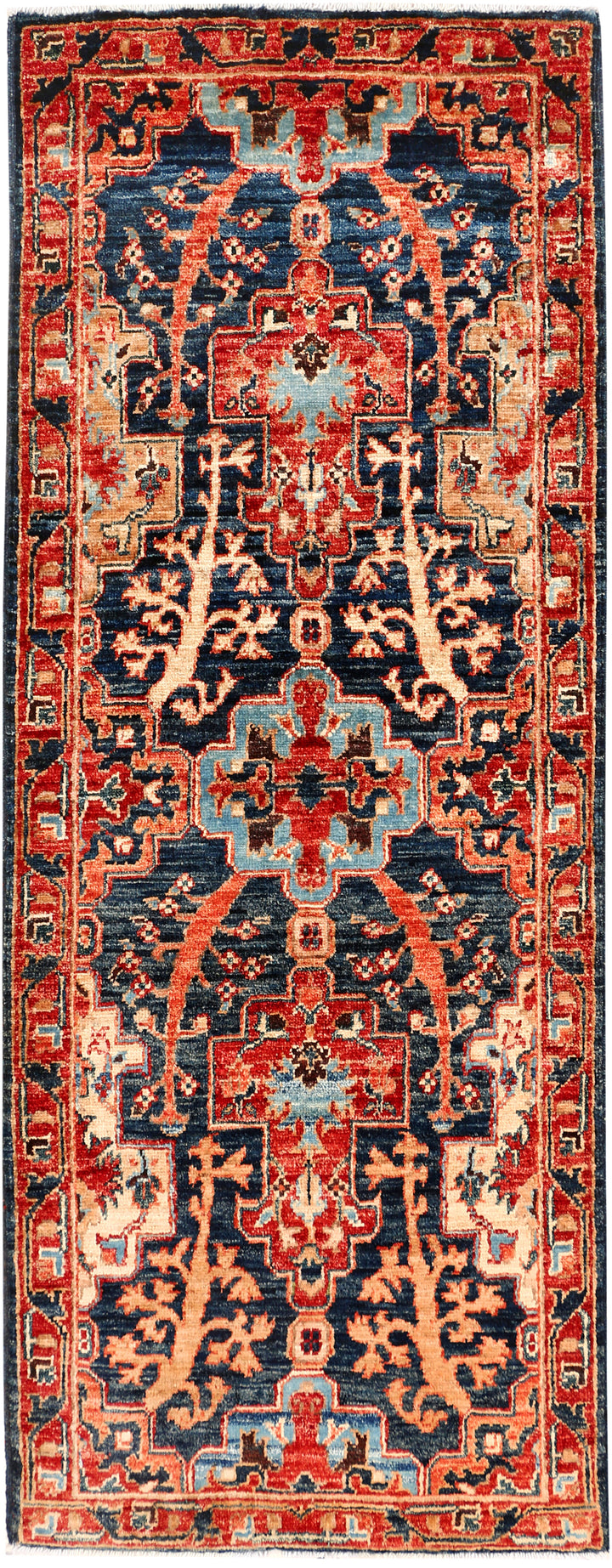 Midnight Blue Ziegler 2' x 5' 3 - No. 53582 - ALRUG Rug Store