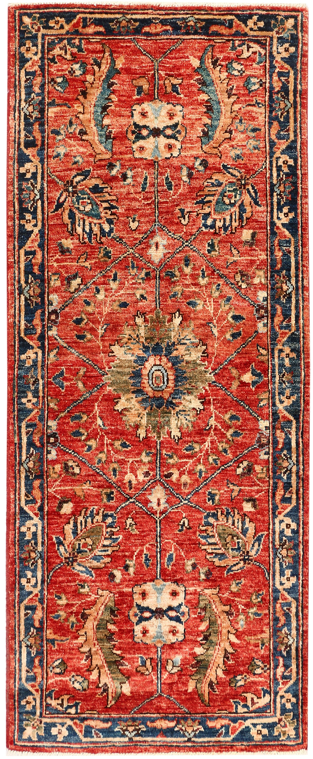 Tomato Ziegler 2' x 5' - No. 53585 - ALRUG Rug Store