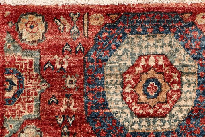 Tomato Mamluk 2' x 4' 9 - No. 53590 - ALRUG Rug Store