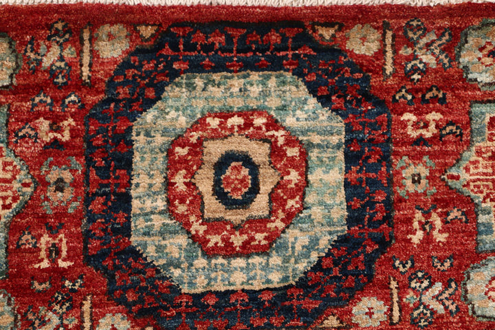 Tomato Mamluk 2' x 5' - No. 53591 - ALRUG Rug Store