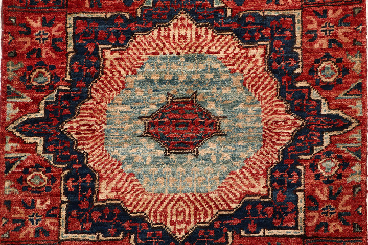 Tomato Mamluk 2' x 5' - No. 53591 - ALRUG Rug Store