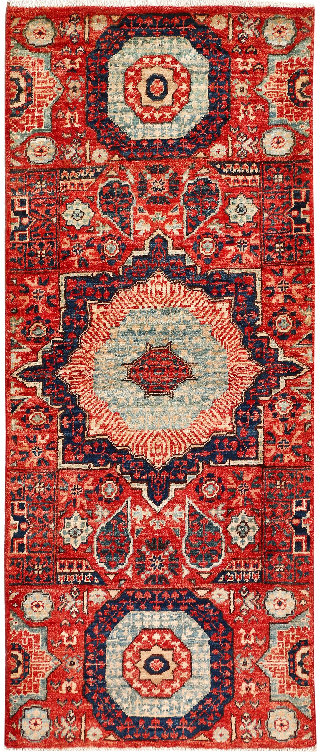 Tomato Mamluk 2' x 5' - No. 53591 - ALRUG Rug Store