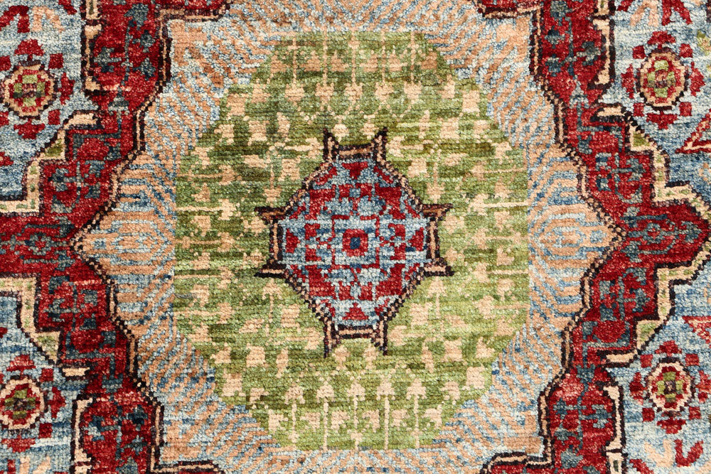 Sky Blue Mamluk 2' x 5' 1 - No. 53592 - ALRUG Rug Store