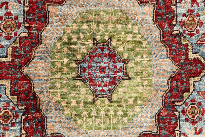 Sky Blue Mamluk 2' x 5' 1 - No. 53592 - ALRUG Rug Store