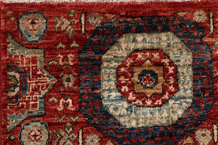 Firebrick Mamluk 2' x 4' 7 - No. 53594 - ALRUG Rug Store