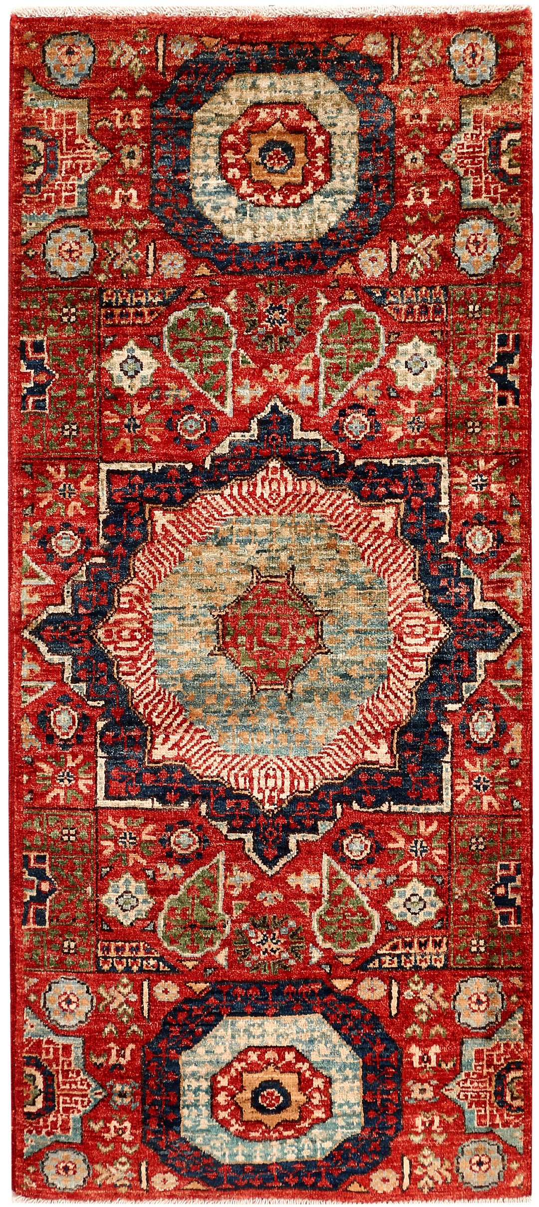 Firebrick Mamluk 2' x 4' 7 - No. 53594 - ALRUG Rug Store