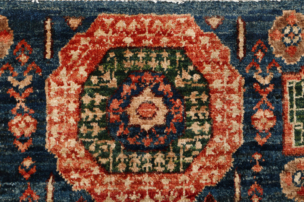 Steel Blue Mamluk 1' 10 x 4' 6 - No. 53595 - ALRUG Rug Store