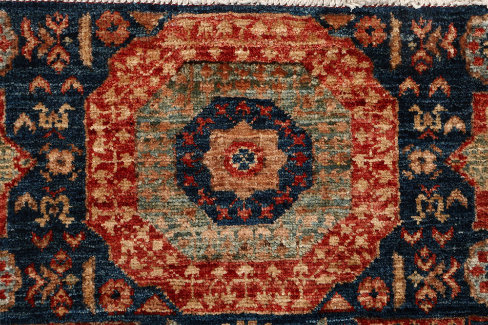 Midnight Blue Mamluk 2' 1 x 4' 10 - No. 53596 - ALRUG Rug Store