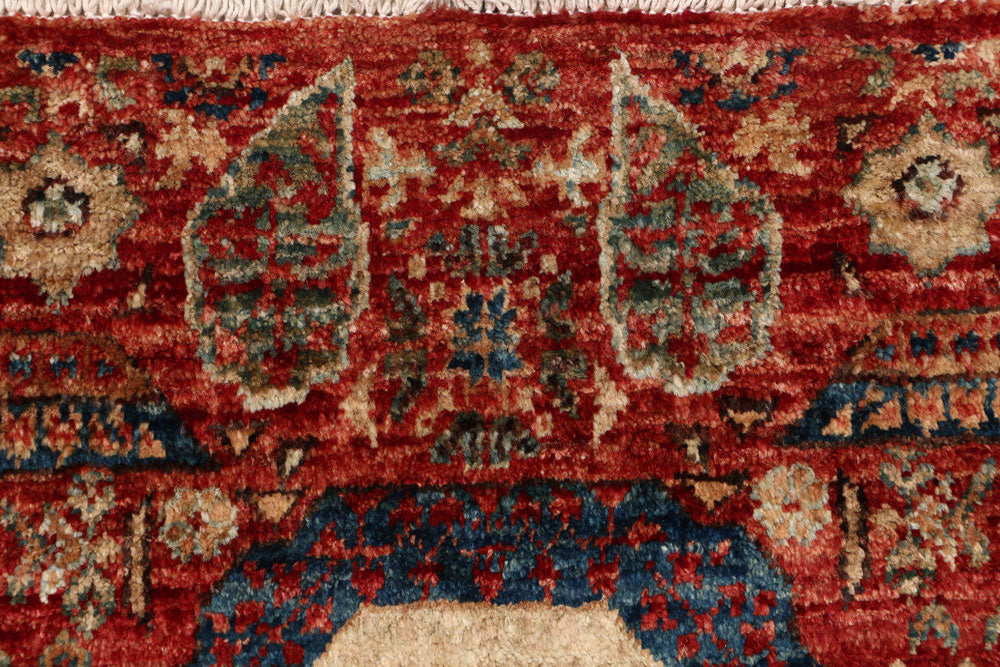 Firebrick Mamluk 2' x 5' 7 - No. 53599 - ALRUG Rug Store