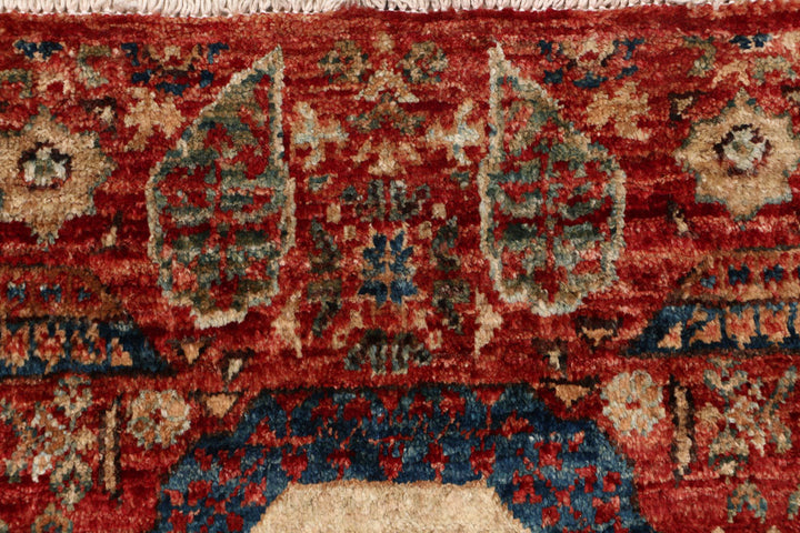 Firebrick Mamluk 2' x 5' 7 - No. 53599 - ALRUG Rug Store
