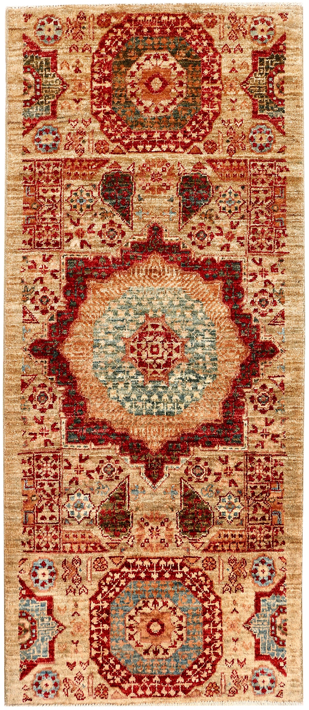 Wheat Mamluk 2' x 4' 10 - No. 53601 - ALRUG Rug Store