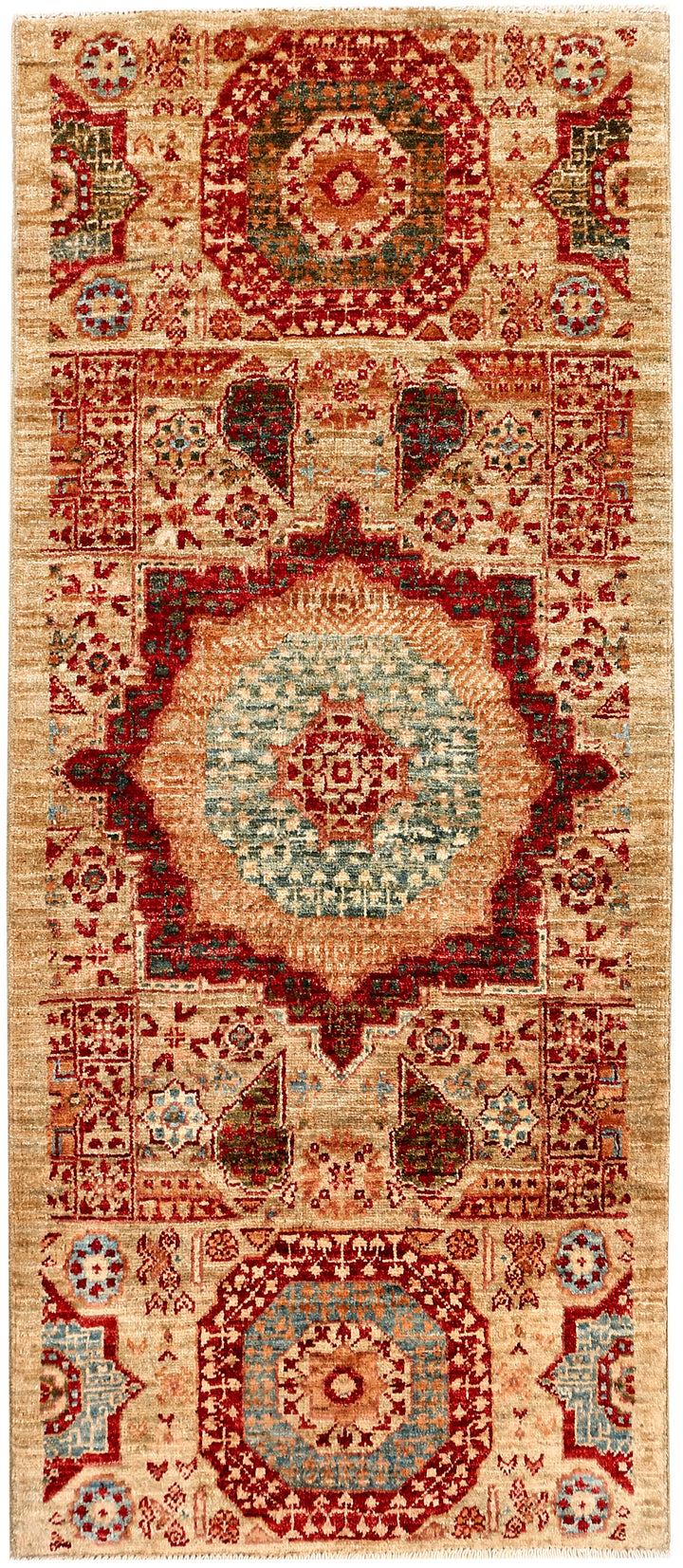Wheat Mamluk 2' x 4' 10 - No. 53601 - ALRUG Rug Store