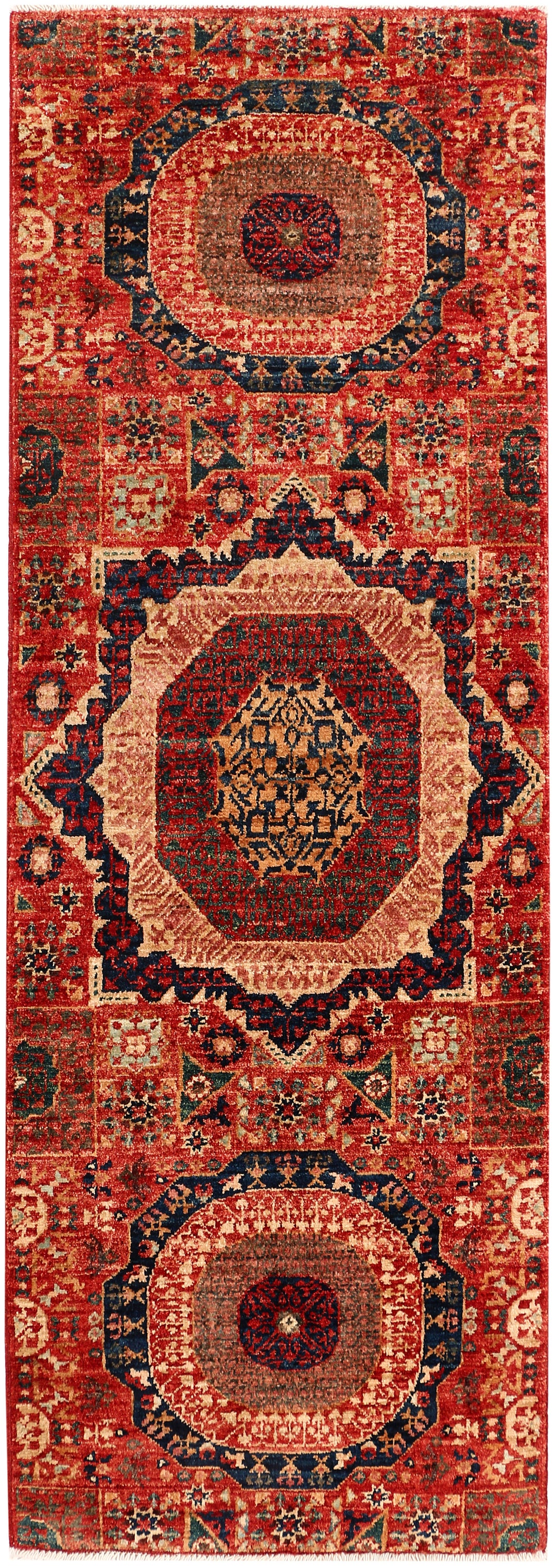 Firebrick Mamluk 2' x 5' 8 - No. 53604 - ALRUG Rug Store