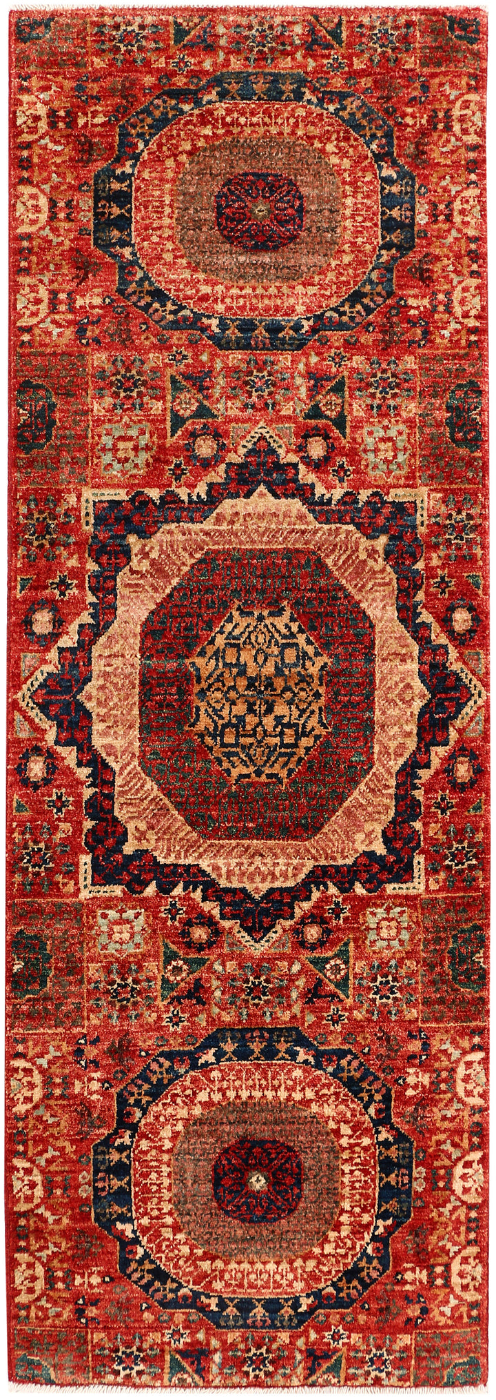 Firebrick Mamluk 2' x 5' 8 - No. 53604 - ALRUG Rug Store