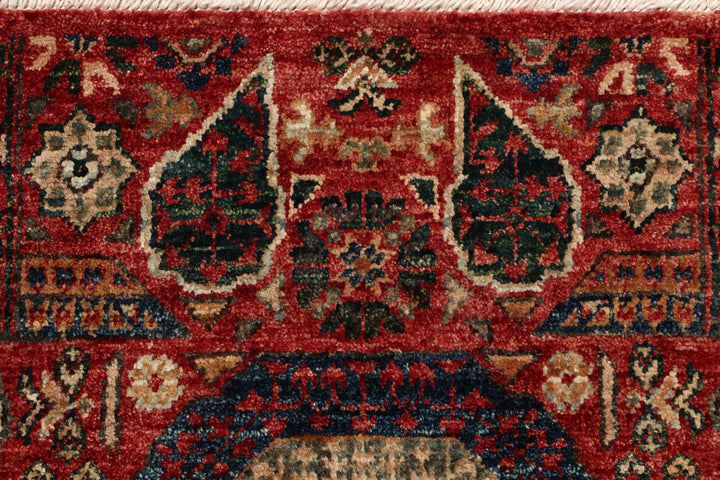 Firebrick Mamluk 2' x 6' 1 - No. 53610 - ALRUG Rug Store