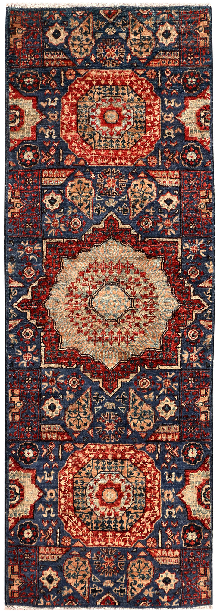 Midnight Blue Mamluk 2' x 5' 9 - No. 53612 - ALRUG Rug Store