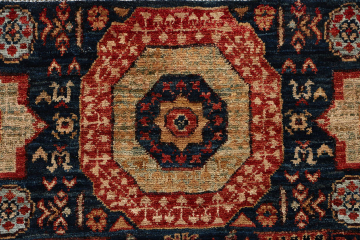 Midnight Blue Mamluk 2' 1 x 4' 9 - No. 53616 - ALRUG Rug Store