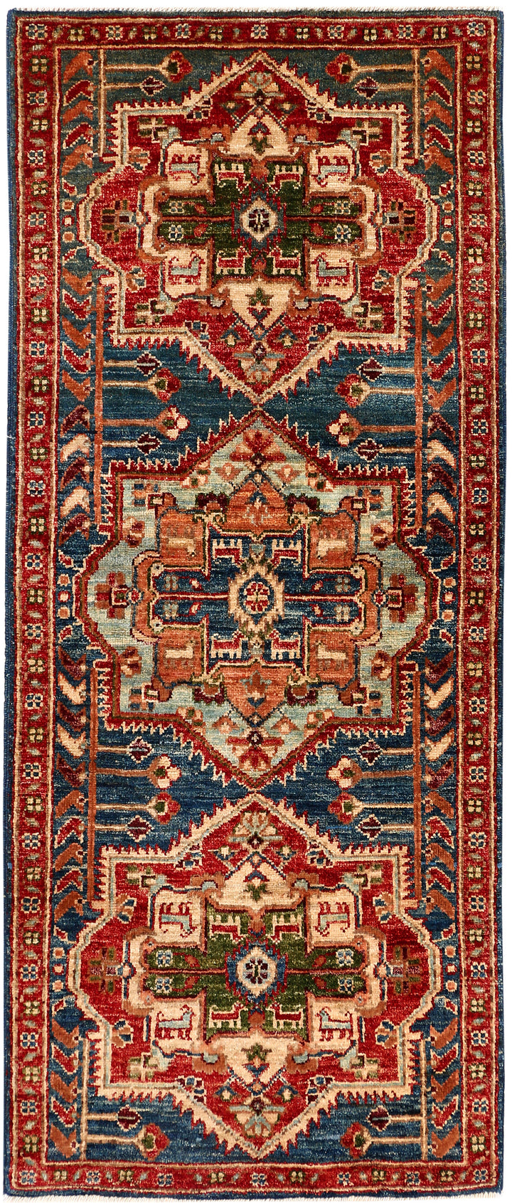 Multi Colored Ziegler 2' x 5' - No. 53618 - ALRUG Rug Store