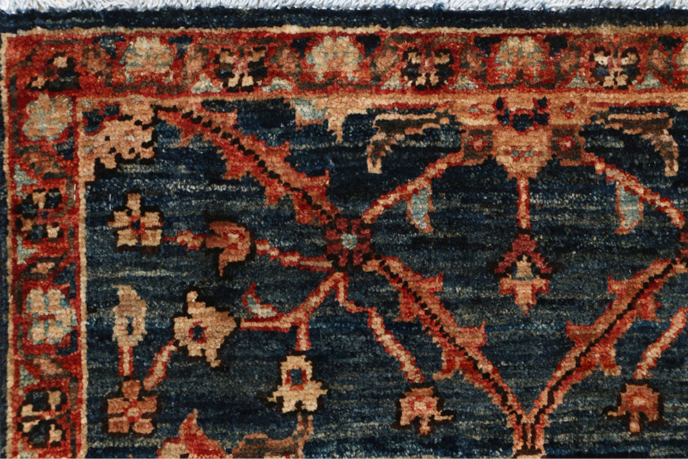 Cadet Blue Ziegler 2' x 5' 1 - No. 53621 - ALRUG Rug Store