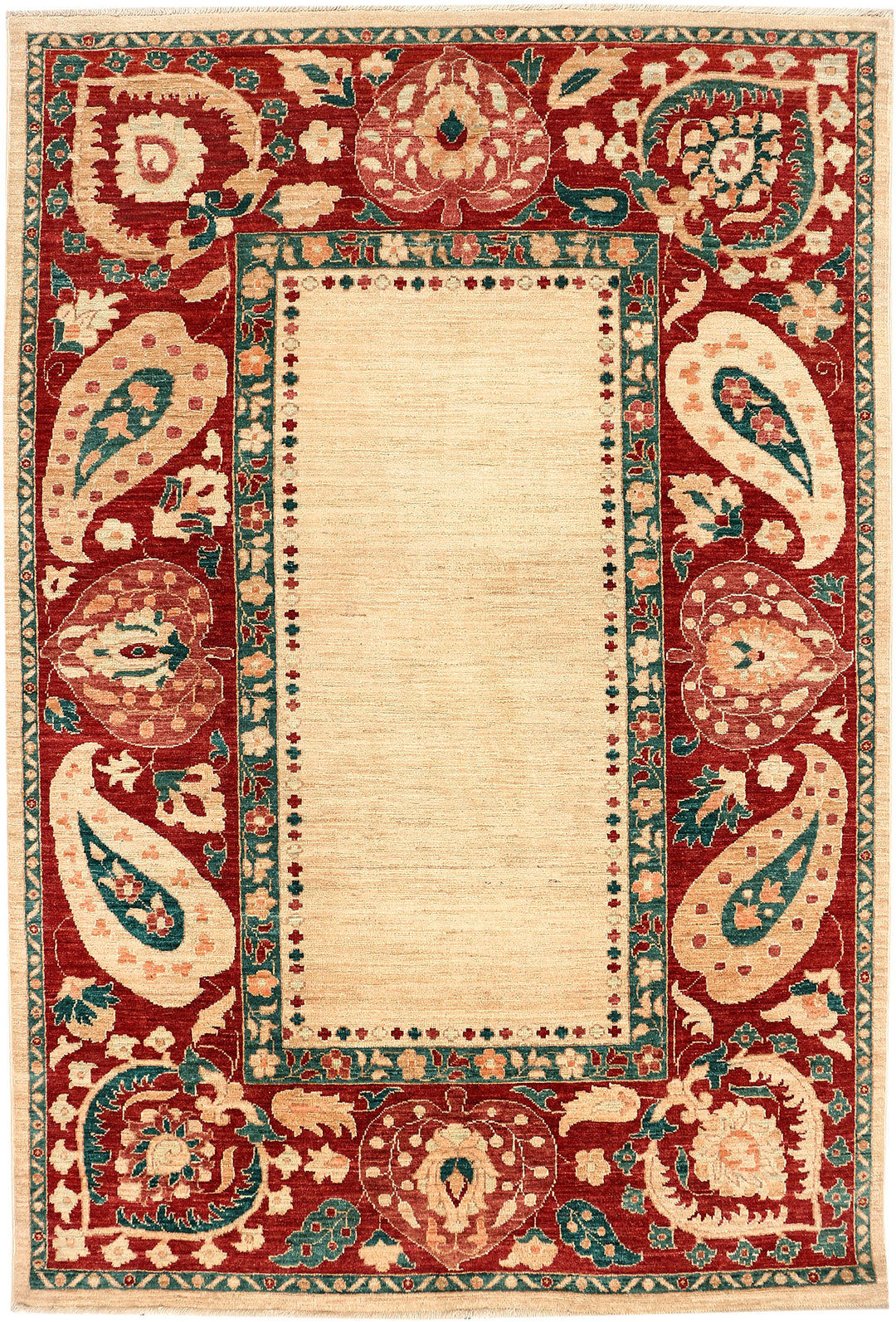 Blanched Almond Oushak 4' x 5' 7 - No. 53655 - ALRUG Rug Store