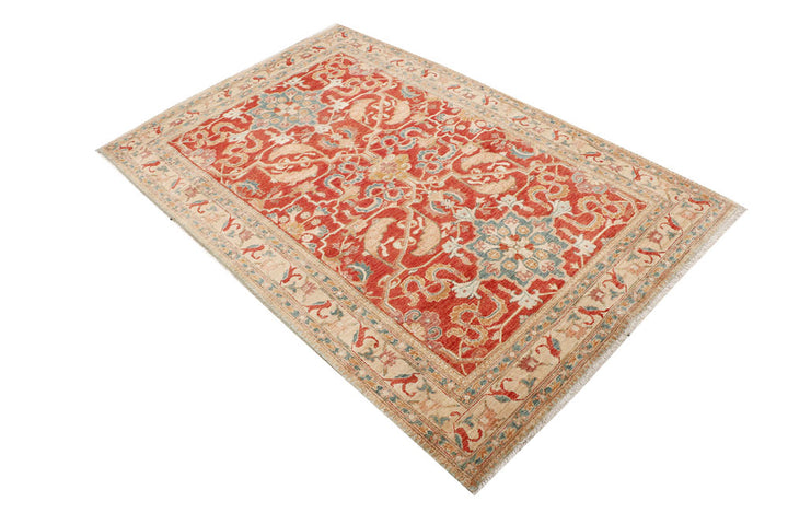 Orange Red Ziegler 3' 11 x 6' 1 - No. 53656 - ALRUG Rug Store