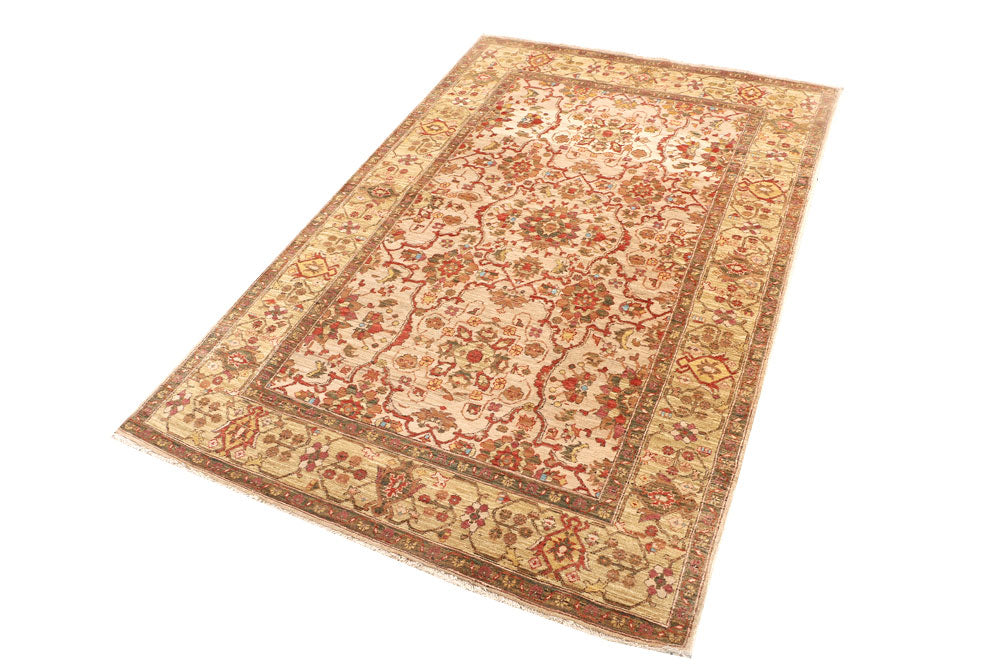 Wheat Ziegler 3' 11 x 5' 10 - No. 53657 - ALRUG Rug Store