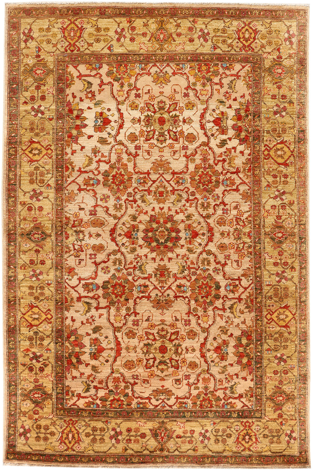 Wheat Ziegler 3' 11 x 5' 10 - No. 53657 - ALRUG Rug Store
