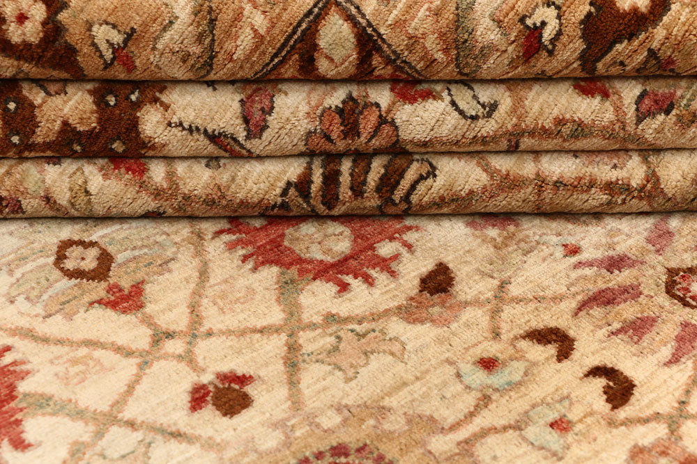 Wheat Ziegler 5' x 6' 8 - No. 53659 - ALRUG Rug Store